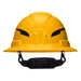 Klein Tools Class E Type-2 Hard Hat, Non-Vented Full Brim Style with Strap, Yellow