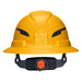 Klein Tools Class E Type-2 Hard Hat, Non-Vented Full Brim Style with Strap, Yellow