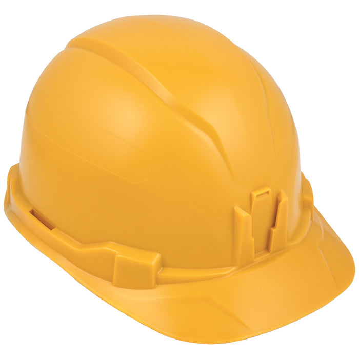 Klein Tools Hard Hat, Non-Vented, Cap Style, Yellow, Model 60535*