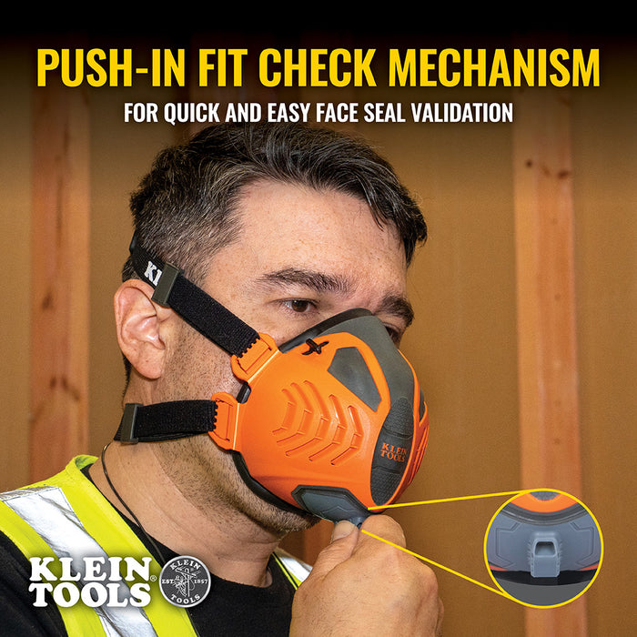 Klein Tools P100 Half-Mask Respirator, M/L, Model 60552*