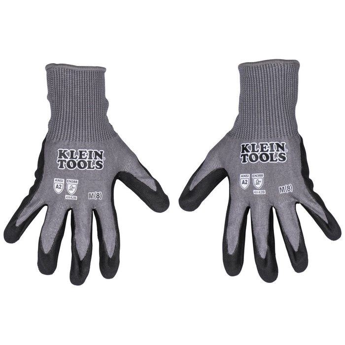 Klein Tools Cut 2 Knit Dip Glove, Small (2 PK), Model 60583