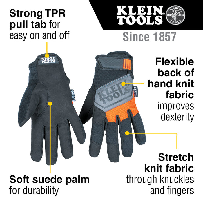 Klein Tools General Purpose Gloves, Large, Model 60596