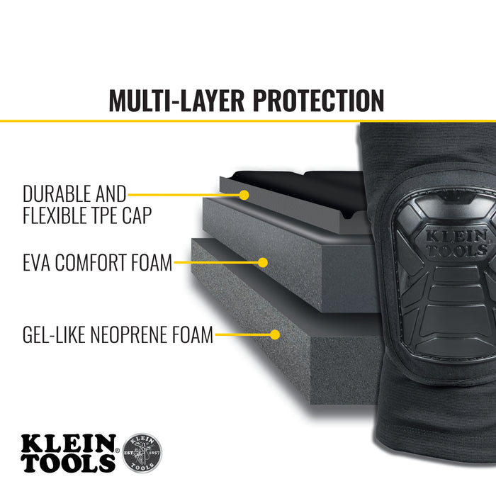 Klein Tools Tough-Flex Knee Pad Sleeve, Xlarge/XXLarge, Model 60850*