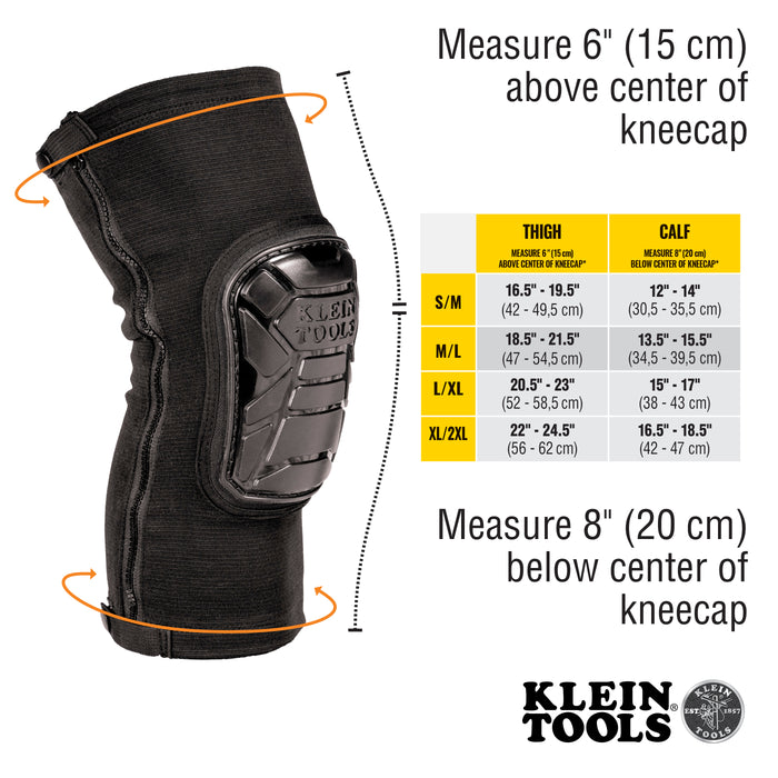 Klein Tools Tough-Flex Knee Pad Sleeve, Large/XLarge, Model 60630*