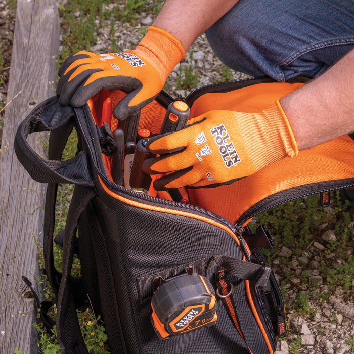 Klein Tools Cut 1 Knit Dip Glove, Extra-Large (2 PK), Model 60582*