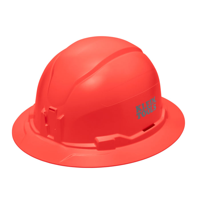Klein Tools Hard Hat, Non-Vented, Full Brim Style, Orange