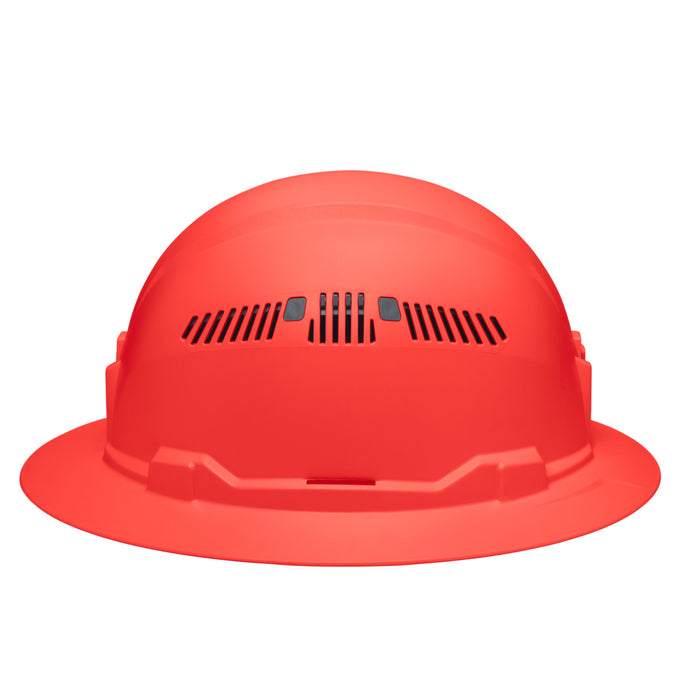 Klein Tools Hard Hat, Vented, Full Brim Style, Orange