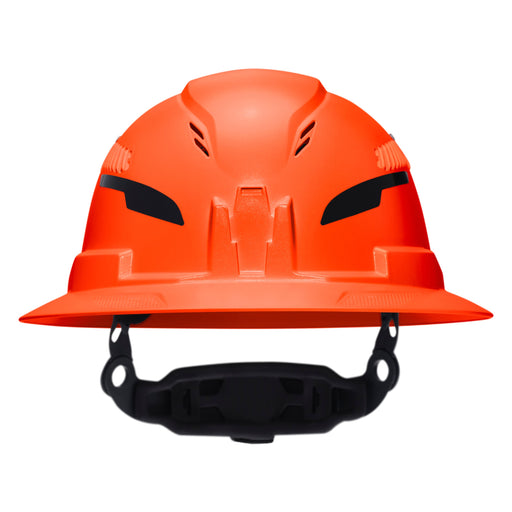 Klein Tools Class C Type-2 Hard Hat, Vented Full Brim with Strap, Orange