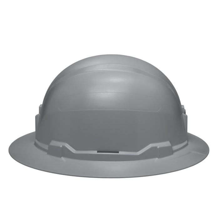 Klein Tools Hard Hat, Non-Vented, Full Brim Style, Gray