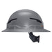 Klein Tools Class E Type-2 Hard Hat, Non-Vented Full Brim Style with Strap, Gray