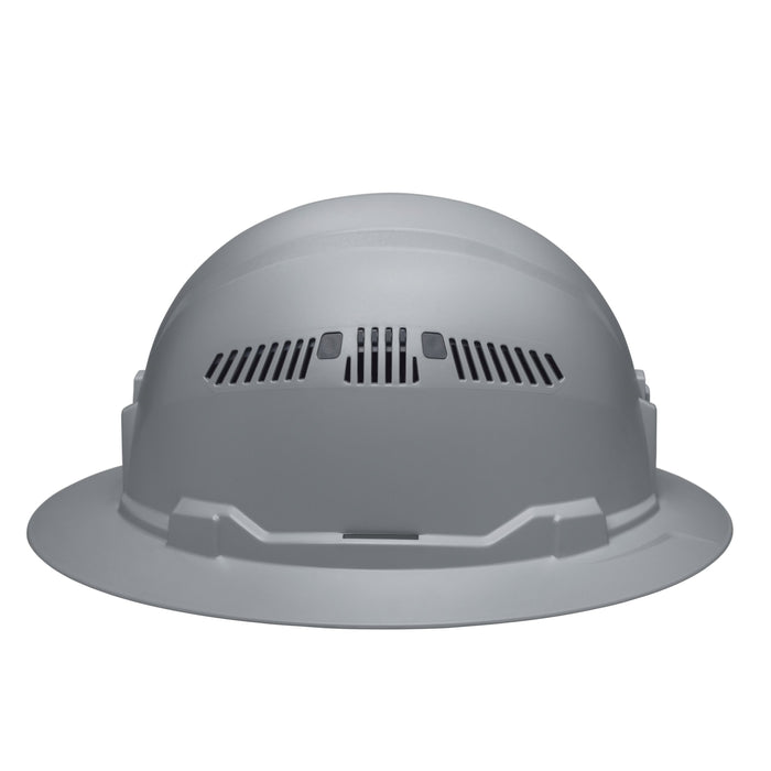 Klein Tools Hard Hat, Vented, Full Brim Style, Gray