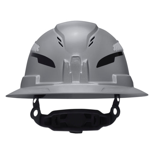 Klein Tools Class C Type-2 Hard Hat, Vented Full Brim with Strap, Gray