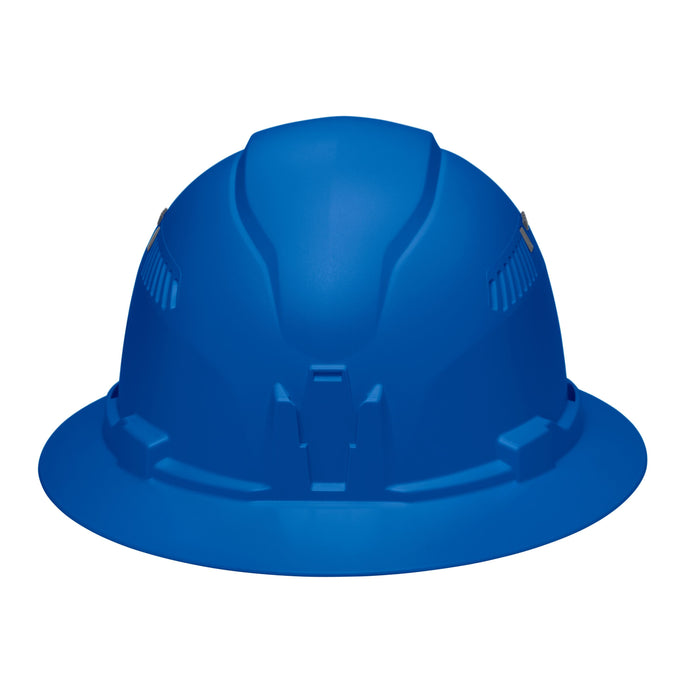 Klein Tools Hard Hat, Vented, Full Brim Style, Blue