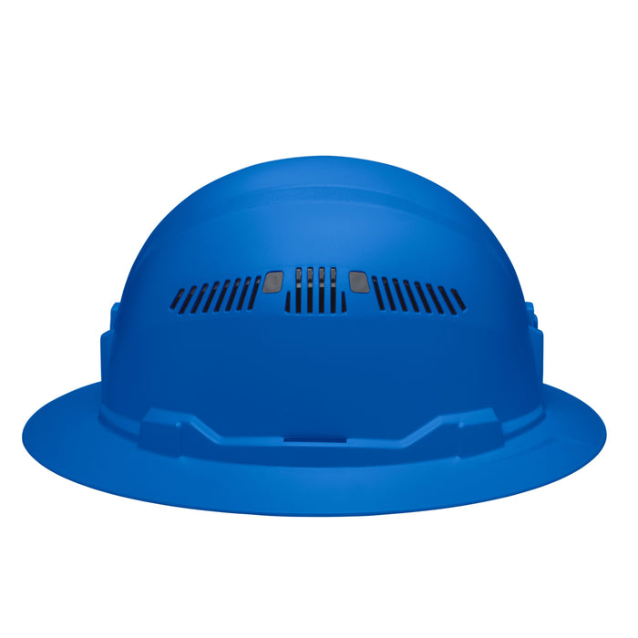 Klein Tools Hard Hat, Vented, Full Brim Style, Blue