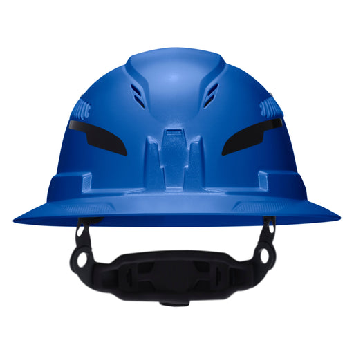 Klein Tools Class C Type-2 Hard Hat, Vented Full Brim with Strap, Blue