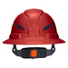 Klein Tools Class E Type-2 Hard Hat, Non-Vented Full Brim Style with Strap, Red