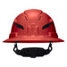 Klein Tools Class C Type-2 Hard Hat, Vented Full Brim with Strap, Red