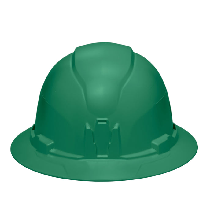 Klein Tools Hard Hat, Non-Vented, Full Brim Style, Green