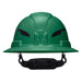Klein Tools Class E Type-2 Hard Hat, Non-Vented Full Brim Style with Strap, Green