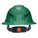 Klein Tools Class E Type-2 Hard Hat, Non-Vented Full Brim Style with Strap, Green