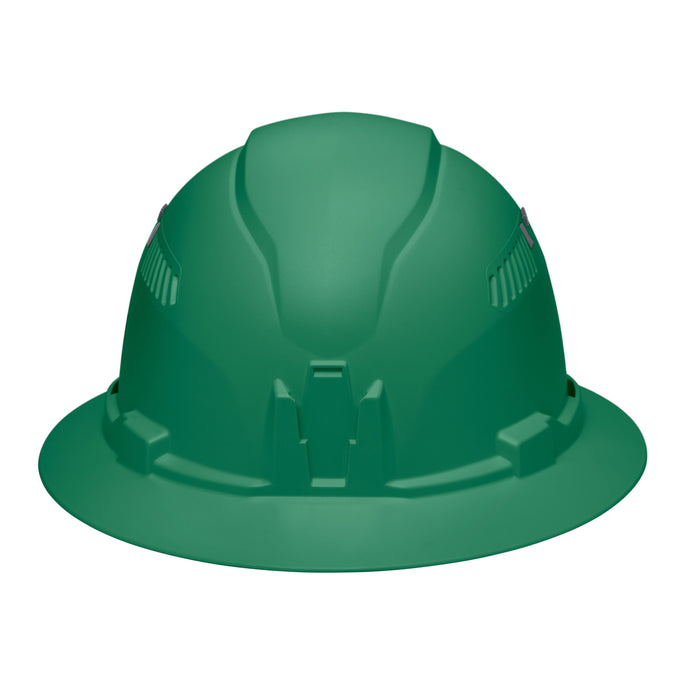 Klein Tools Hard Hat, Vented, Full Brim Style, Green