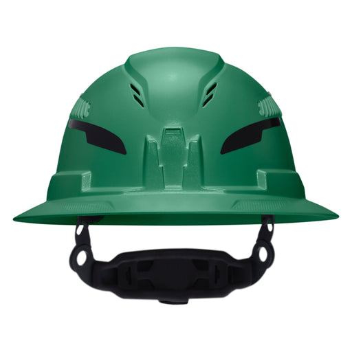 Klein Tools Class C Type-2 Hard Hat, Vented Full Brim with Strap, Green