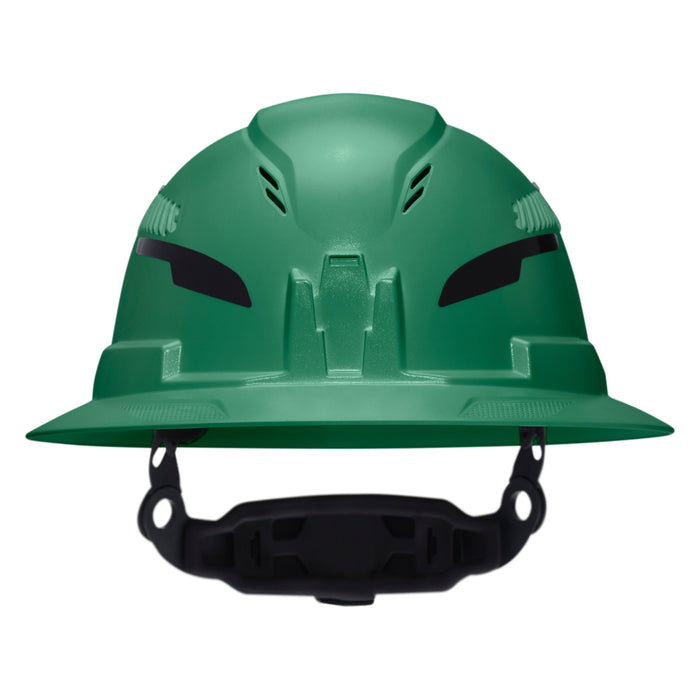 Klein Tools Class C Type-2 Hard Hat, Vented Full Brim with Strap, Green