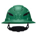 Klein Tools Class C Type-2 Hard Hat, Vented Full Brim with Strap, Green