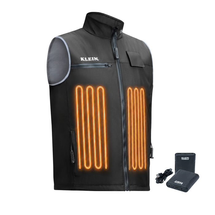 Klein Tools Flame-Resistant Heated Base Layer Vest, X-Large