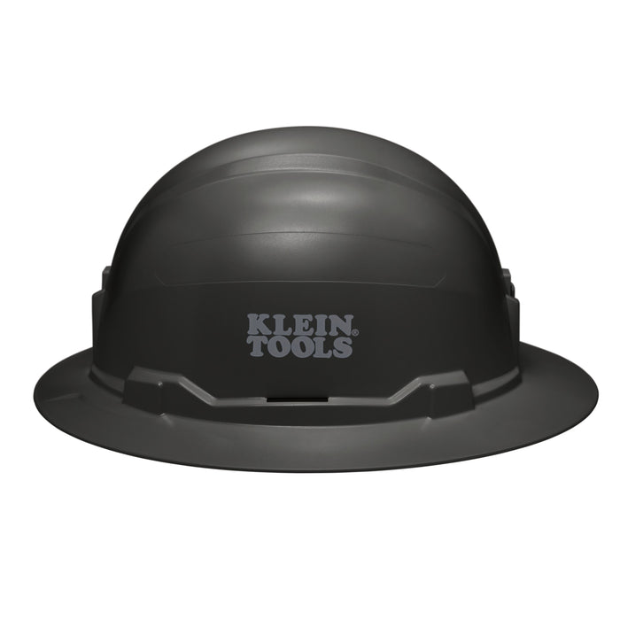 Klein Tools Hard Hat, Non-Vented, Full Brim Style, Black