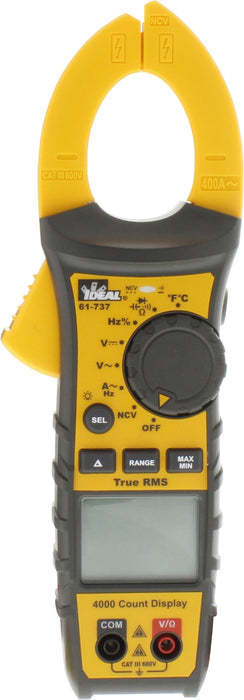 IDEAL Clamp Meter 400A AC TRMS w/ NCVT & Temp