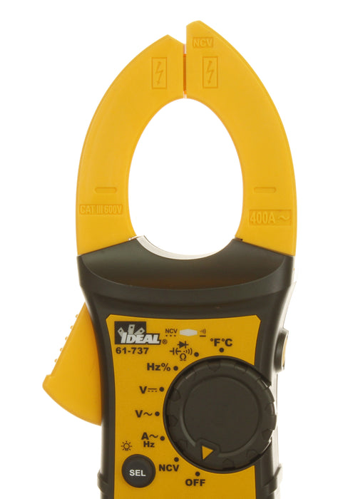 IDEAL Clamp Meter 400A AC TRMS w/ NCVT & Temp