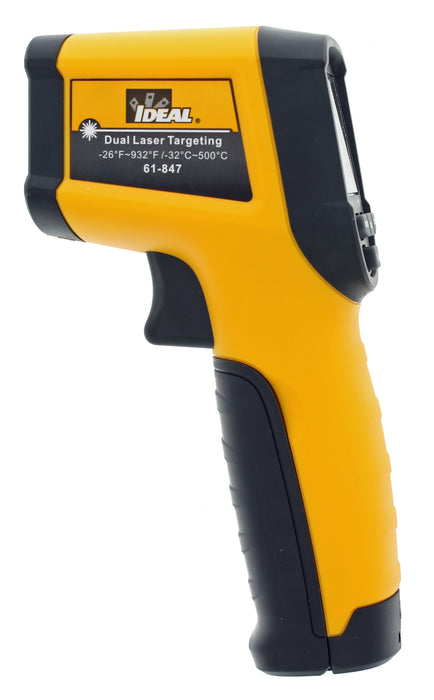 IDEAL Infrared Thermometer Dual Laser, Model 61-847