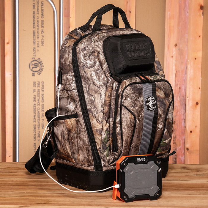 Klein Tools Tradesman Pro XL Tool Bag Backpack, 40 Pockets, Camoflage, Model 62800BPCAMO*