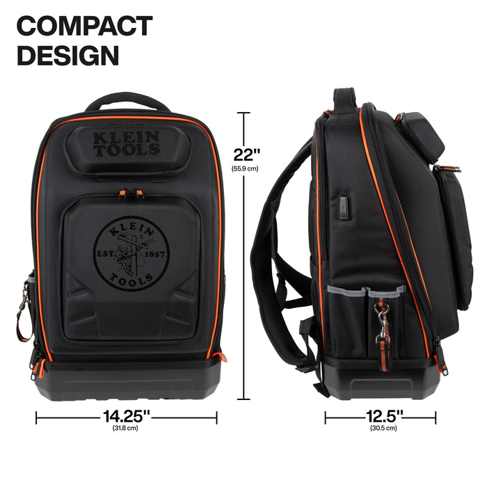 Klein Tools MODbox Hardshell Backpack, 40 Pockets