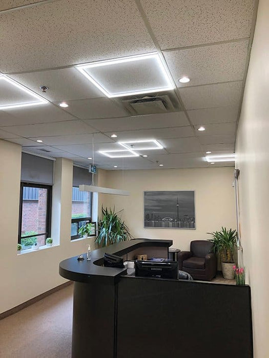 Magic Lite T-LED Edge Light 2x2, 20W/30W/40W and 3500K/4000K/5000K Adjustable