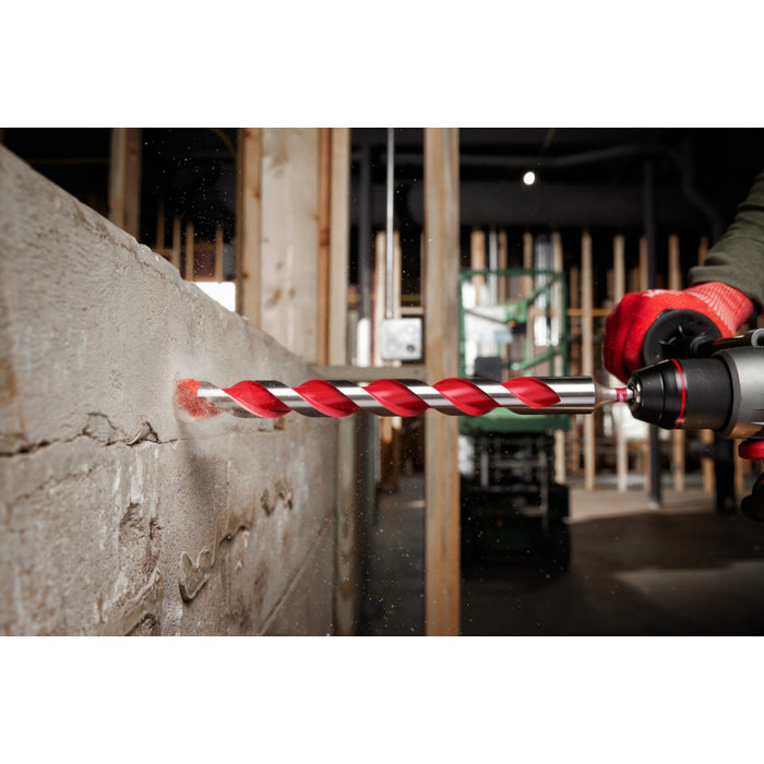 Milwaukee 3/4" x 10" x 12" Carbide Hammer Drill Bit with POWER TIP™