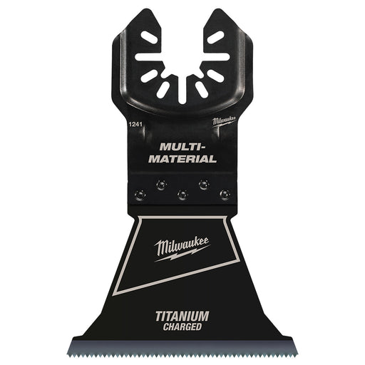 Milwaukee OPEN-LOK™ 2-1/2" TITANIUM CHARGED™ Bi-Metal Multi-Material Multi-Tool Blade