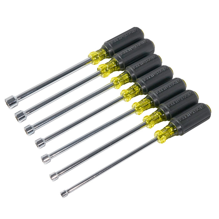Klein Tools Nut Driver Set, Magnetic Nut Drivers, 6-Inch Shafts, 7-Piece, Model 647M*