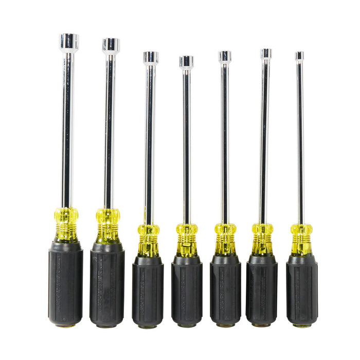Klein Tools Nut Driver Set, Magnetic Nut Drivers, 6-Inch Shafts, 7-Piece, Model 647M*