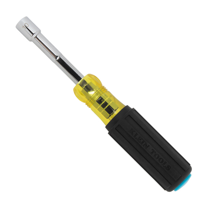 Klein Tools Metric Color-Coded Nut Driver, Heavy-Duty Hollow-Shaft, 10mm