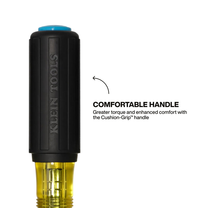 Klein Tools Metric Color-Coded Nut Driver, Heavy-Duty Hollow-Shaft, 10mm