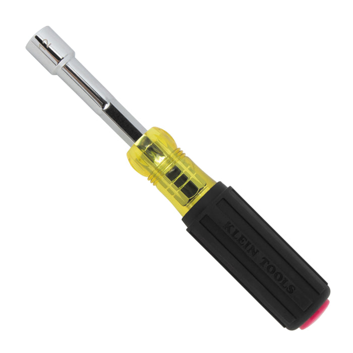 Klein Tools Metric Magnetic Color-Coded Nut Driver, Heavy-Duty Hollow-Shaft, 12mm