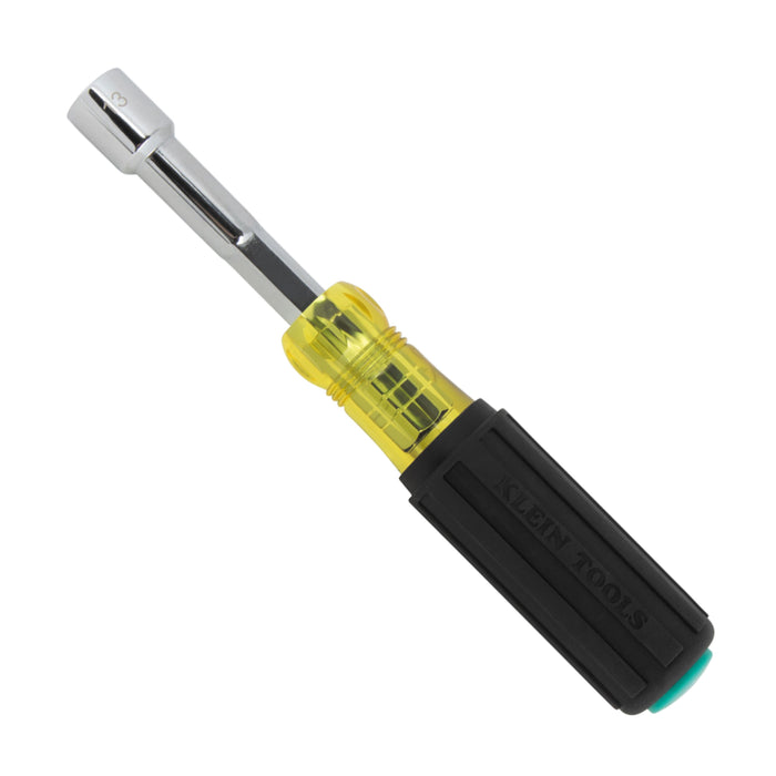 Klein Tools Metric Magnetic Color-Coded Nut Driver, Heavy-Duty Hollow-Shaft, 13mm