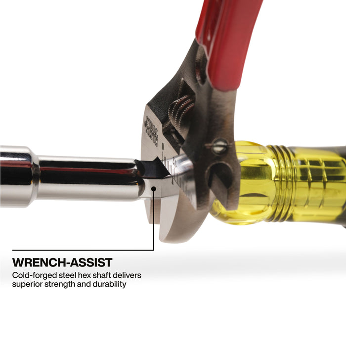 Klein Tools Metric Magnetic Color-Coded Nut Driver, Heavy-Duty Hollow-Shaft, 13mm