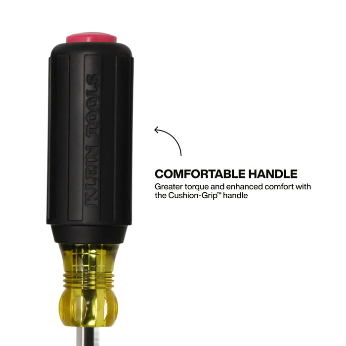 Klein Tools Metric Magnetic Color-Coded Hollow-Shaft Heavy-Duty Nut Driver Set, 6-Piece