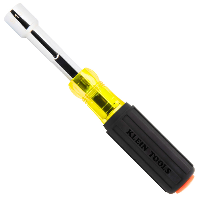 Klein Tools Color-Coded Magnetic Hollow-Shaft Heavy-Duty Nut Driver, 9/16-Inch
