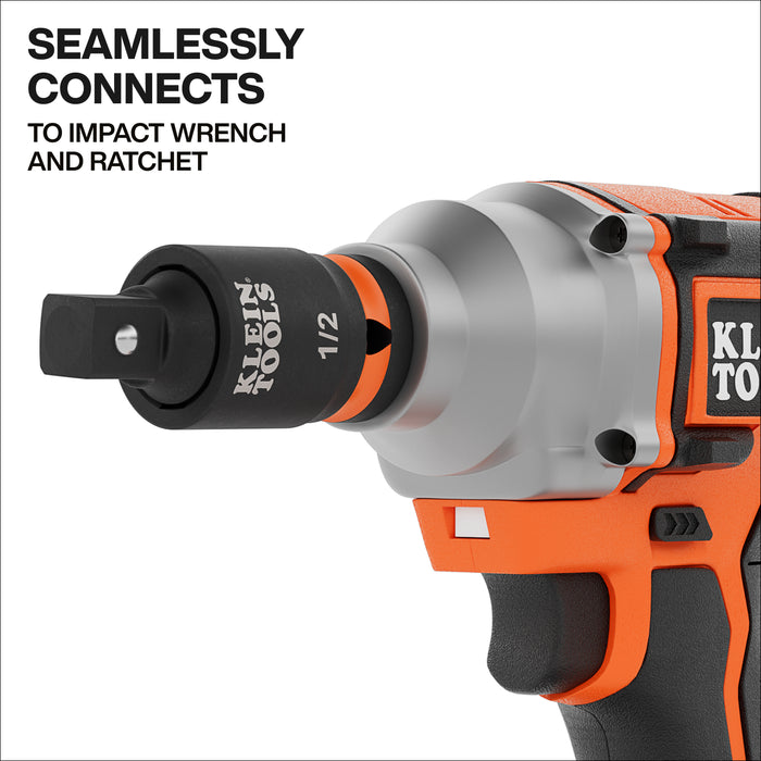 Klein Tools Swivel Impact Wrench Adapter Set, 2-Piece