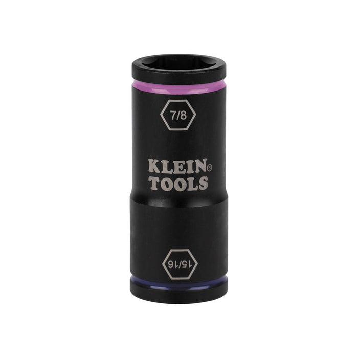 Klein Tools Flip Impact Socket, 15/16 and 7/8-Inch, Model 66073*