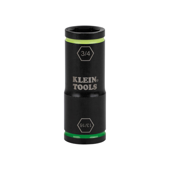 Klein Tools Flip Impact Socket, 3/4 and 13/16-Inch, Model 66074*
